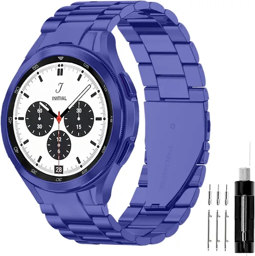 Miniatura 14 de GOLDTOLUCK No Gap Stainless Steel Band Compatible with Samsung Galaxy Watch 8 7 6 5 4 Classic FE Pro Ultra 40mm 44mm 46mm 43mm 47mm 45mm 42mm