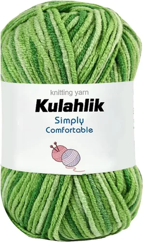 Miniatura 7 de 50g (1x50g) Hilo Acrílico para Crochet y Tejido, Hilo Degradado Colorido, 1 Rollo de Madejas, Hilo Acrílico Multicolor, Perfecto para Proyectos