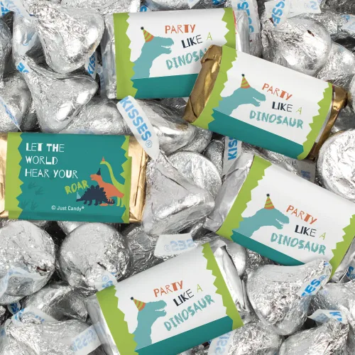 Miniatura 8 de 116 piezas personalizadas de tiburón azul para niños, regalos de fiesta de cumpleaños envueltos en miniatura y besos (1.50 libras)