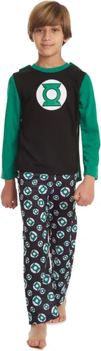 Miniatura 2 de DC Comics Justice League Green Lantern 3 Piece Pajama Set Shirt Pants Cape