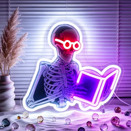 Miniatura 14 de Letrero de neón de serpiente, decoración de barra de luz de neón LED para decoración de pared, letrero de neón LED alimentado por USB