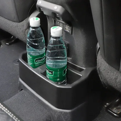 Miniatura 7 de JeCar Portavasos trasero montado en la consola del suelo, organizador de almacenamiento en el asiento trasero, accesorios interiores compatibles