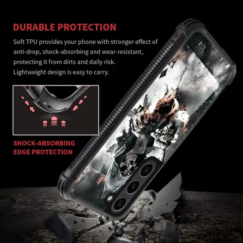 Miniatura 288 de CARLOCA Funda compatible con Samsung Galaxy S22 Ultra, diseño gráfico de Star Howling Wolfs Samsung Galaxy S22 Ultra, diseño gráfico, a prueba