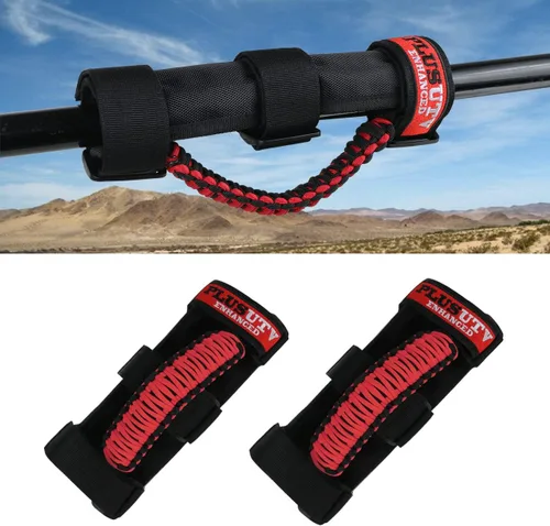 Miniatura 9 de Asas de agarre para barra antivuelco, correas triples para UTV, ATV, Polaris Ranger, RZR, XP900, 1000, Honda Pioneer Talon, Kawasaki, Wildcat Yamaha