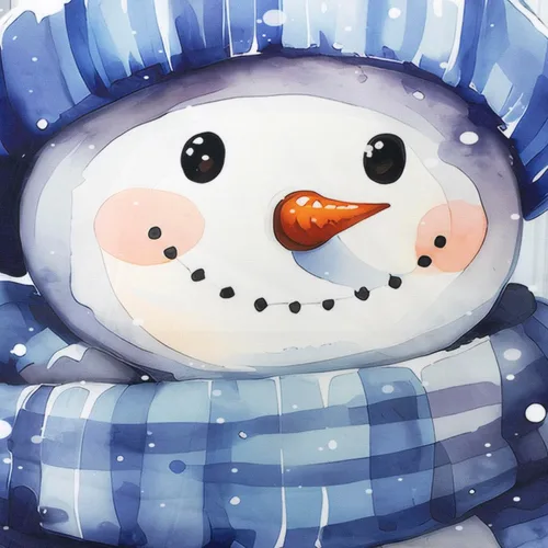 Miniatura 6 de HVEST Tapiz navideño de invierno para colgar en la pared, muñeco de nieve divertido con sombrero azul y tapices de regalo de Navidad, tapiz de pino