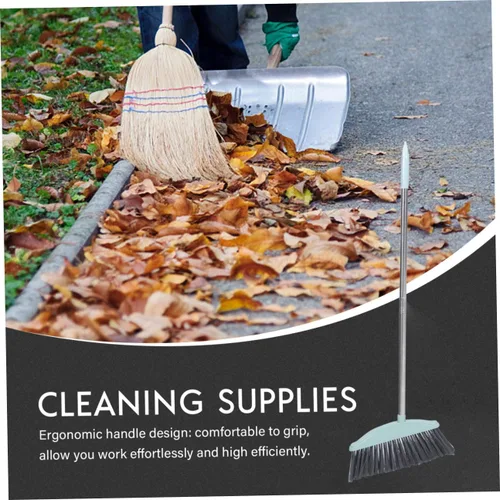 Miniatura 6 de Pala de basura Barrido de basura Besom Equipo de limpieza del hogar Escoba Mango de metal Escoba Familia Limpieza Escoba Escoba Limpieza Escoba