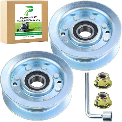 Miniatura 26 de La polea tensora GY20629 reemplaza a GY20110 AUC17621 GY22082 756-05034A 756-05034 para D110 D130 D140 D150 D155 D170 E140 E180 L100 Tractores L110