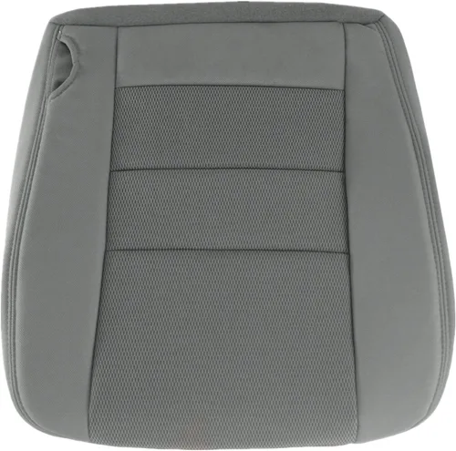 SecosAutoparts Funda de Asiento de Reemplazo de Tela para el Lado del Conductor Delantero Inferior Gris Compatible con Ford F250 F350 F450 F550 2003