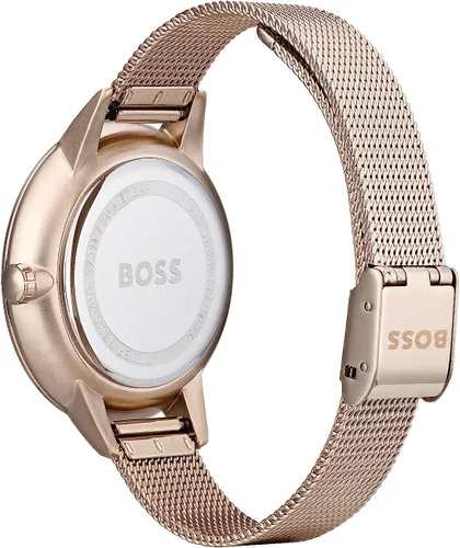 Miniatura 3 de Boss Symphony 1502424 Reloj de pulsera para mujeres, Oro, Movimiento de cuarzo