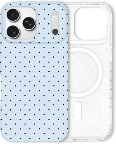 Miniatura 93 de Hython Funda para iPhone Air, diseño estético de lunares lindos, funda simple de 6.5 pulgadas, delgada, antiarañazos, parachoques de TPU suave, a