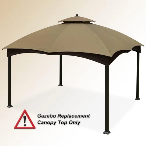 Miniatura 4 de COOSHADE Riplock - Toldo de repuesto para cenador independiente Lowe's Allen Roth #GF-12S004B-1 (Jaque)
