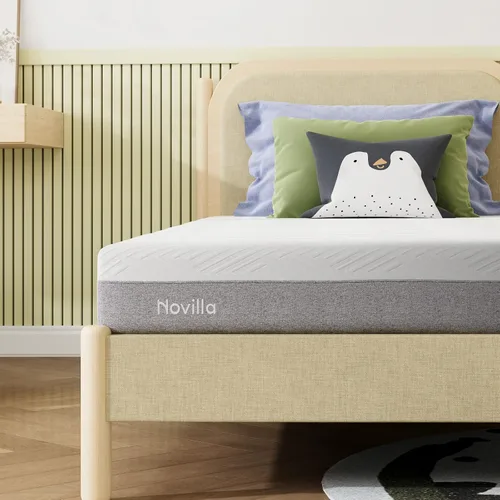 Miniatura 10 de Novilla Colchón King, Colchón de Espuma Viscoelástica King de 14 Pulgadas en una Caja para Soporte, Alivio de Presión y Comodidad Suave, Bliss