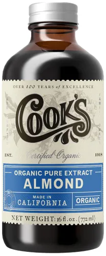 Miniatura 63 de Cook's, Extracto de almendra pura para hornear, cocinar y mezclología, extracto aromatizante de almendra libre de alérgenos, 4 onzas