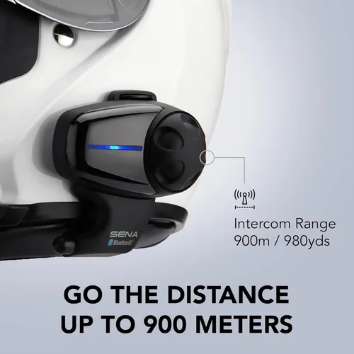 Miniatura 5 de Sena SMH10-10 Sistema de Comunicación de Auriculares de Diadema Bluetooth para Motocicleta/Intercomunicador (Individual)