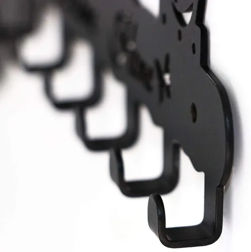 Miniatura 3 de Deveosa Soporte para Ganchos de Llave para Pared Decorativo - Pequeño Negro Cartel de Bienvenida a Casa para Entrada Carteles Colgantes para Llaves