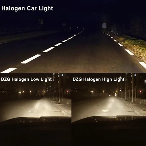 Miniatura 7 de DZG - Bombillas halógenas para faros delanteros H8 35W PGJ19-1 5500K, color blanco cálido, para haz alto y bajo, bombillas para niebla, paquete de 2