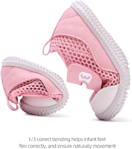 Miniatura 136 de BMCiTYBM Zapatos de bebé para niños pequeños, zapatillas de malla transpirable antideslizantes