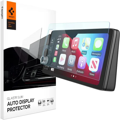Spigen Protector de pantalla de vidrio templado [GlasTR Slim] diseñado para Honda Civic (2026-2022), Honda CR-V (2026-2023), Honda HR-V (2026-2022)