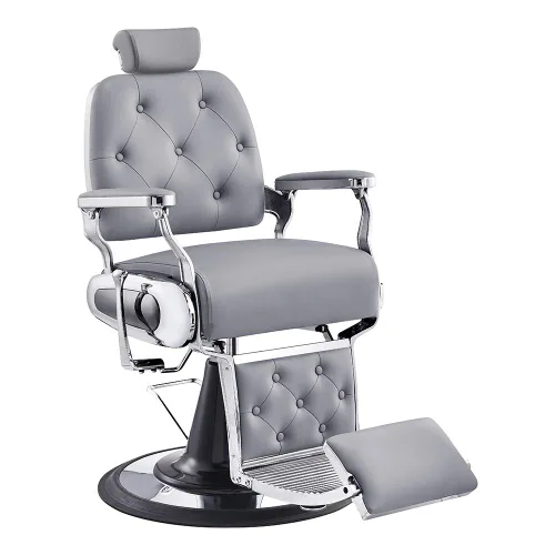 Miniatura 3 de Dir Silla de peluquería, sillas de peluquería hidráulicas de alta resistencia, color gris, paquete de 3 Gris-3