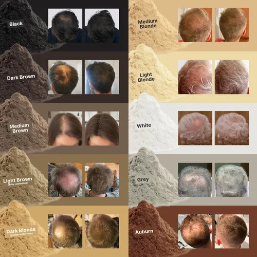 Miniatura 4 de IMPERIO Fibras de construcción del cabello para adelgazar el cabello, 0.92 oz de fibras capilares de primera calidad para mujeres y hombres