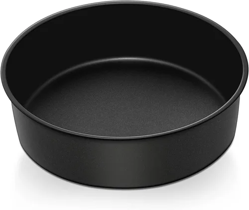 P&P CHEF Molde para tartas de 8 pulgadas, antiadherente, redondo, para hornear, juego de moldes para cumpleaños, bodas, 2.94 pulgadas de profundidad