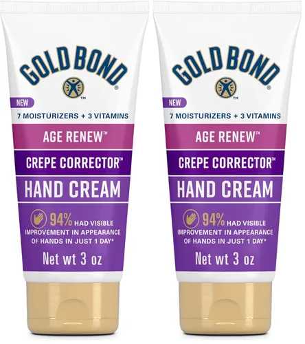 Miniatura 8 de Gold Bond Crema de manos correctora de piel de crepe Age Renew, fórmula revitalizante y suavizante, 88 ml.