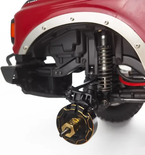 Miniatura 6 de MORLORDY Juego de adaptadores hexagonales de latón con eje de transmisión de portal RC de 0.571 in para actualizaciones TRX4 a escala 1/10