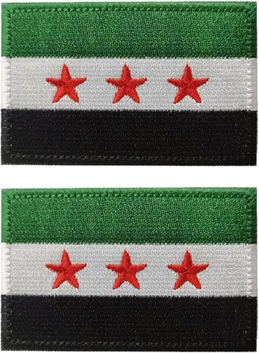 Miniatura 157 de 2 parches de bandera de Japón de AliPlus bordados tácticos militares moral parche apliques gancho y bucle