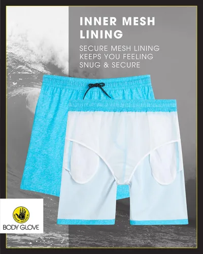 Miniatura 6 de Body Glove Mens Swim Trunks Stretch Fit Bathing Suit for Men 7 Quick Dry Swimwear Board Shorts Swim Suit (S-XXL)