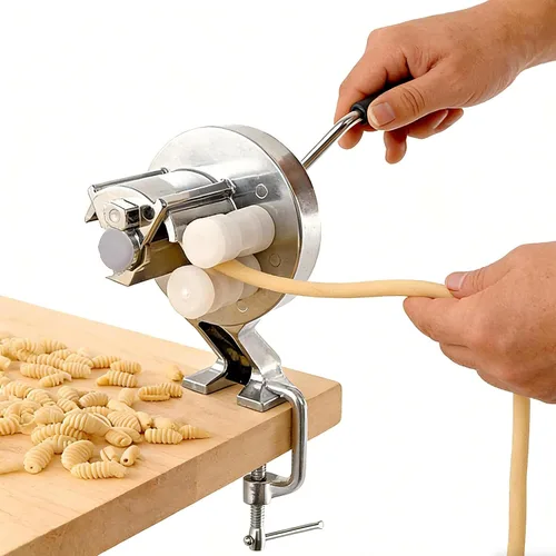 Miniatura 2 de Máquina manual de pasta Cavatelli, aluminio resistente, fácil operación, antiadherente, compacta para ñoquis de cocina en el hogar