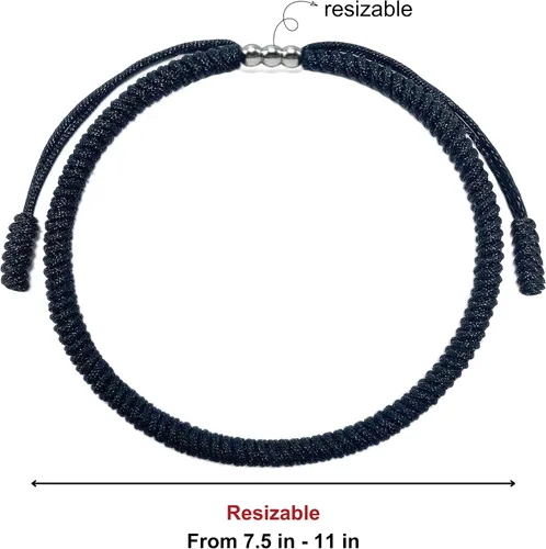 Miniatura 7 de LAMIBEE Pulsera Roja de la Suerte, Pulsera Roja para Protección, Hilo de Cuerda Trenzada a Mano Roja, Pulsera de Surfista, Pulsera de Muñeca