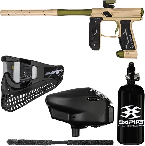 Miniatura 16 de Action Village Empire Axe 2.0 Super Kit de paquete de pistola de paintball Azul polvo/Negro polvo