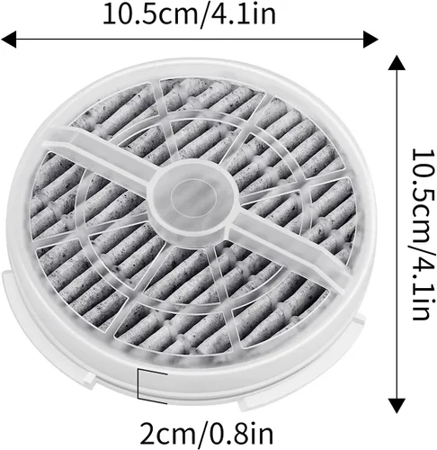 Miniatura 7 de KEEPOW Filtro HEPA de repuesto compatible con purificador de aire Frida Baby 3 en 1, RIGOGLIOSO purificador de aire GL2103 y SY900S, JINPUS GL-2103