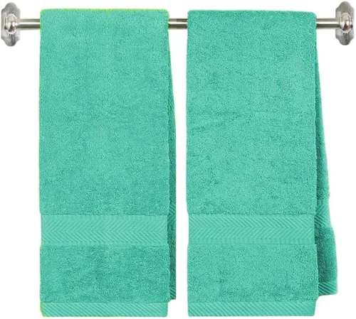 Miniatura 53 de BY LORA Juego de toallas de mano de algodón de rizo bordadas personalizadas, toallas de baño con monograma personalizadas, ultrasuaves