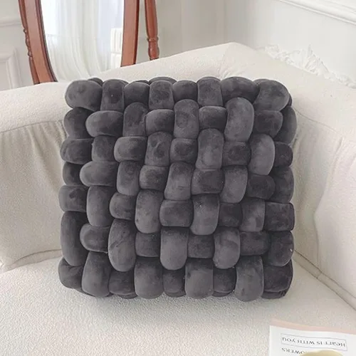Miniatura 5 de Hilo de terciopelo grueso y voluminoso para tejer con brazo gigante, peso de tubo súper suave, esponjoso, para hacer a mano, hilo lavable