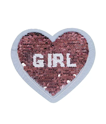 Miniatura 3 de Kate & Milo Calcomanía de lentejuelas para revelar el género, "It's a Girl", de doble cara, decoraciones de fiesta de revelación de género, rosa