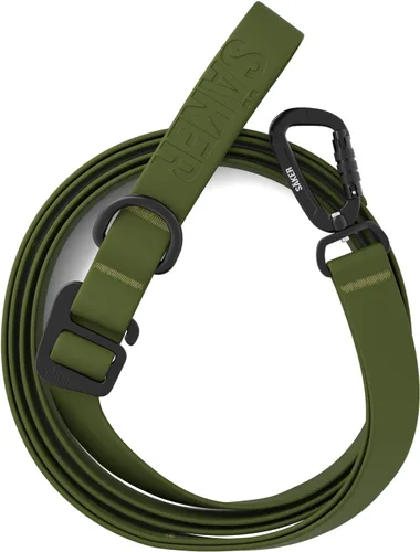 Miniatura 11 de Säker Kelp™ Correa Impermeable para Perros – Resistente, A Prueba de Olores, Correa para Perros Ajustable de 4 a 6 pies de Largo con Mosquetón