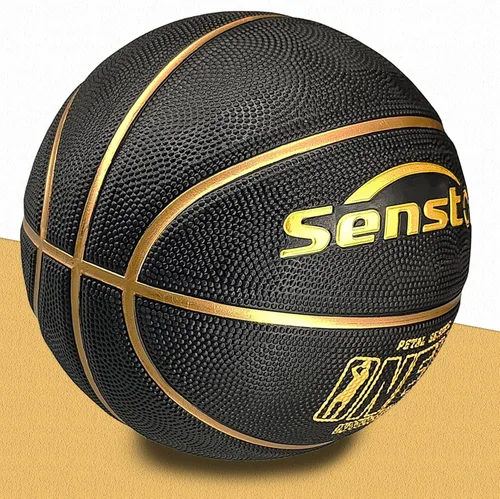 Miniatura 8 de Senston 27.5"/29.5" Balón de baloncesto para exteriores, excelente elasticidad/adherencia, de goma, con bomba, duradero, tamaño 5/7, para hombres
