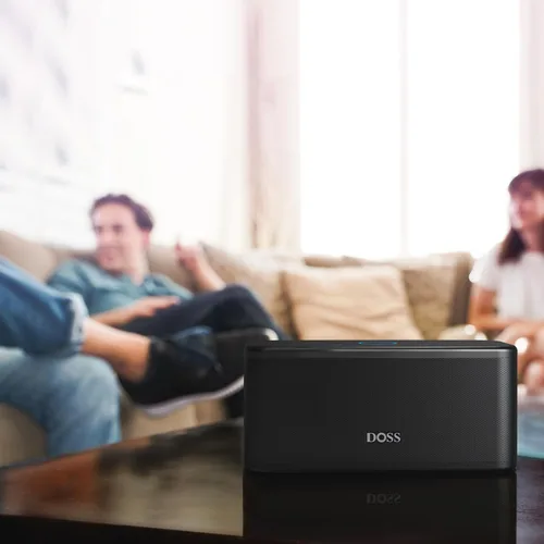 Miniatura 6 de DOSS SoundBox Plus Altavoz Bluetooth con Sonido Superior, Bluetooth 5.0, Emparejamiento Estéreo Inalámbrico, Micrófono Incorporado, 20H