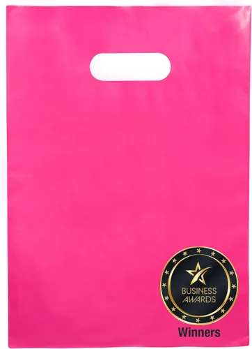 Miniatura 14 de Choice Marts - 100 bolsas de 1.5 mil de grosor, 9 x 12 pulgadas, bolsas de agradecimiento con asas extra brillantes, perfectas para mercancía