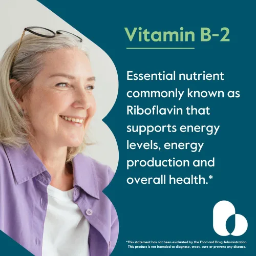 Miniatura 2 de BESTVITE Vitamina B-2 (riboflavina) 400 mg (120 cápsulas vegetarianas) - Alta potencia - Energía, piel y salud celular - Apoyo saludable del sistema
