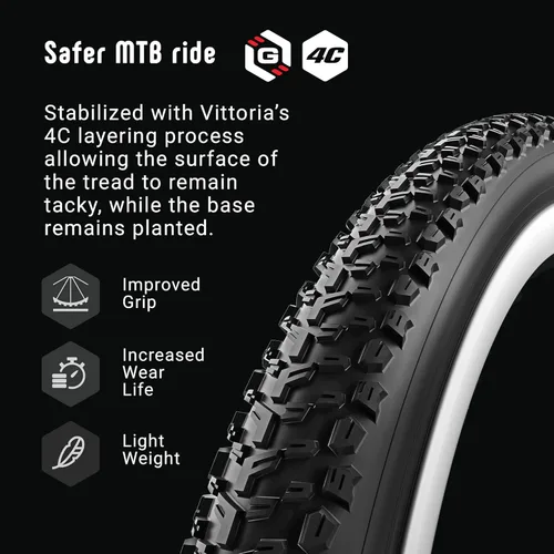 Miniatura 8 de Vittoria VITTORIA Mezcal III G2.0, XC-Trail/TNT G2.0, Ant/Blk/Blk, 29x2.25 (11A00037)