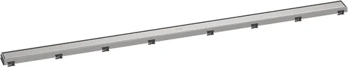Miniatura 14 de hansgrohe RainDrain Match - Drenaje de ducha lineal para 23 5/8 pulgadas, con marco de altura ajustable en cromo, drenaje rectangular de acero