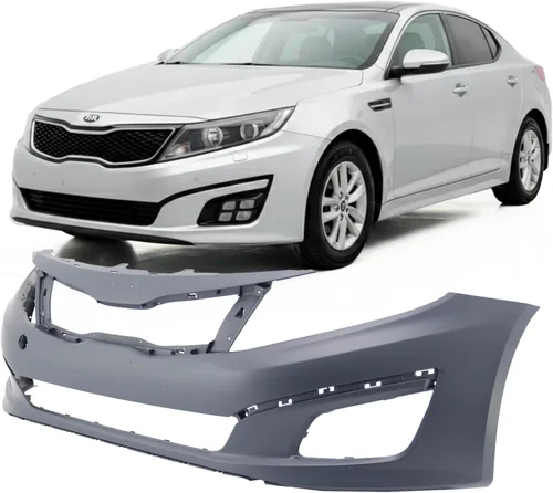 FitParts Compatible con cubierta de parachoques delantero Fascia 2014-2015 Kia Optima EX LX SXL SX Limited Sedan 14-15. Nuevo imprimado sin