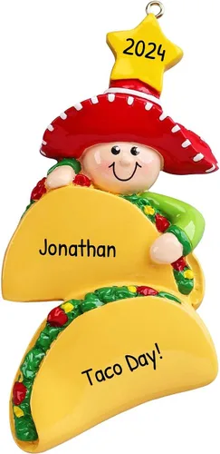 Miniatura 10 de Adornos de comida personalizados 2025 – Adorno de comida china, cajas chinas adornos de Navidad personalizados, caja de comida para llevar, adorno