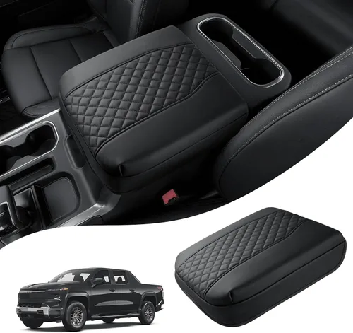 Miniatura 21 de Autorder Funda de consola central para Ford Ranger 2019-2023, accesorios para reposabrazos, funda de fibra de carbono, almohadilla de consola
