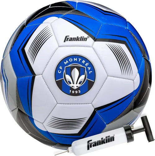 Franklin Sports Pelotas de fútbol oficiales del equipo MLS - Balones de fútbol oficiales tamaño 5 - Balón de fútbol de tamaño y peso reglamentario