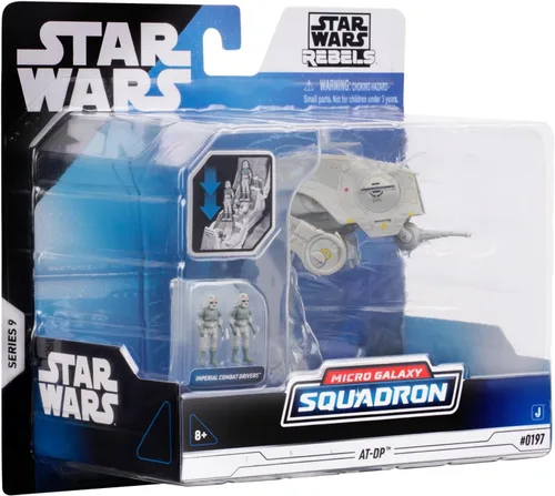 Miniatura 7 de Star Wars Micro Galaxy Squadron AT-DP (cápsula de defensa todo terreno) - Vehículo de 5 pulgadas con patas articuladas y dos accesorios de micro
