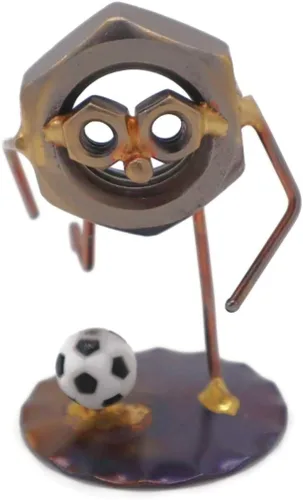 Miniatura 2 de Figura de arte de metal coleccionable hecha a mano, accesorios de escritorio, trofeo, regalo de jefe, decoración de oficina en casa