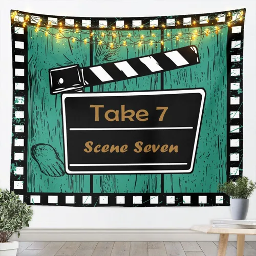 Miniatura 25 de Homewish Tapiz de música de piano, notas musicales, arte para colgar en la pared, para niños, niñas, niños, adolescentes, grafiti retro, color gris